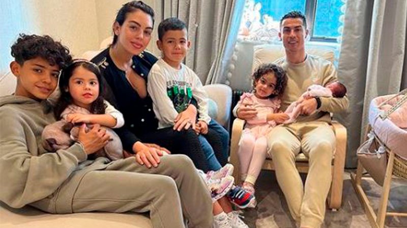 cristiano ronaldo en familia